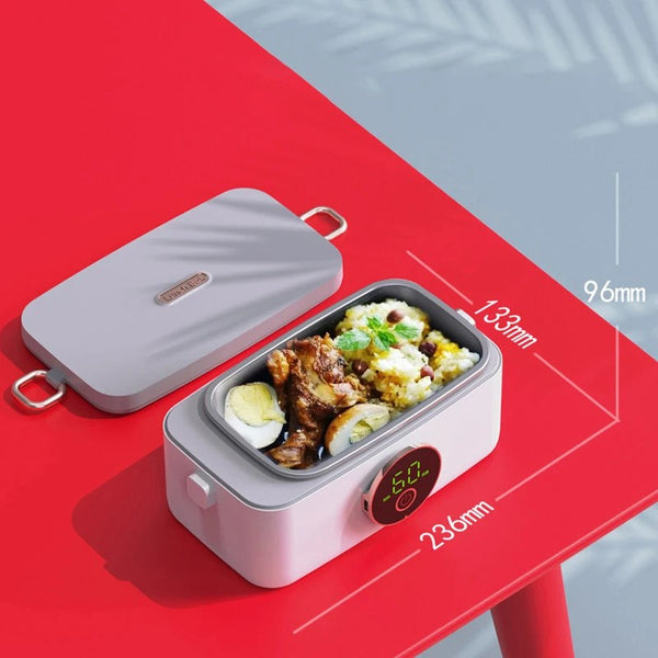 HEATMATE – Lunch box électrique sans fil avec batterie de 16000 mAh et chauffage réglable pour des repas chauds partout