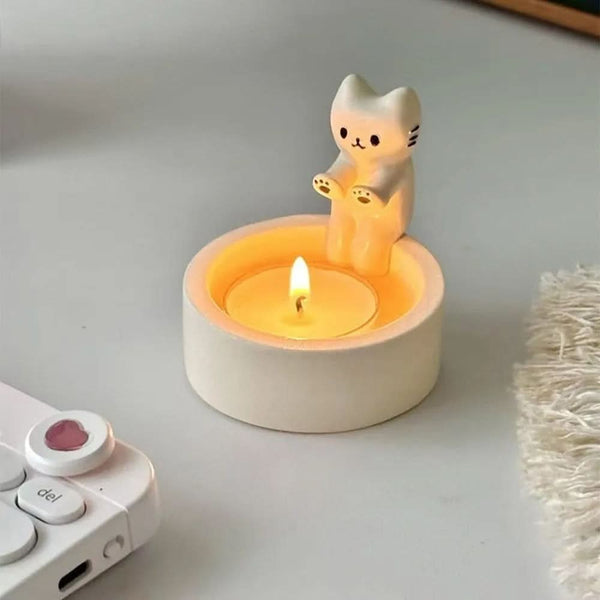 CANDLEPAWS – Bougeoir chaton mignon