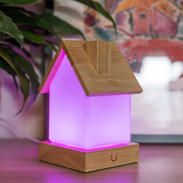 Lampe d'amitié LuvLink | Lampe tactile longue distance au design élégant et synchronisation des couleurs | Cadeau unique pour rester connecté
