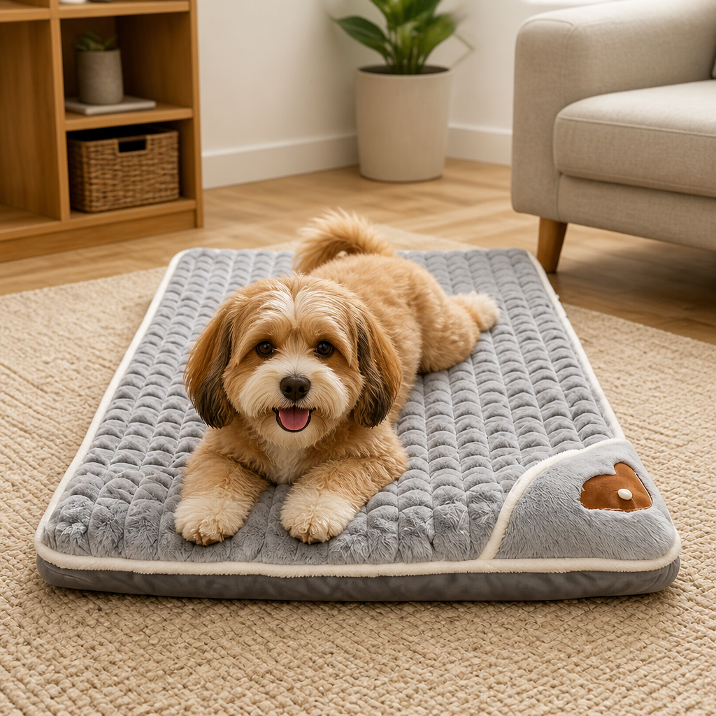 Ortekor Thickened Pillow & Anti-Skid Dog Bed (Detachable Cover)