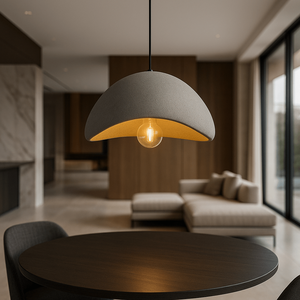 Plafonnier dôme avec câble réglable en hauteur, douille E27, luminaire graduable pour îlot de cuisine et table à manger