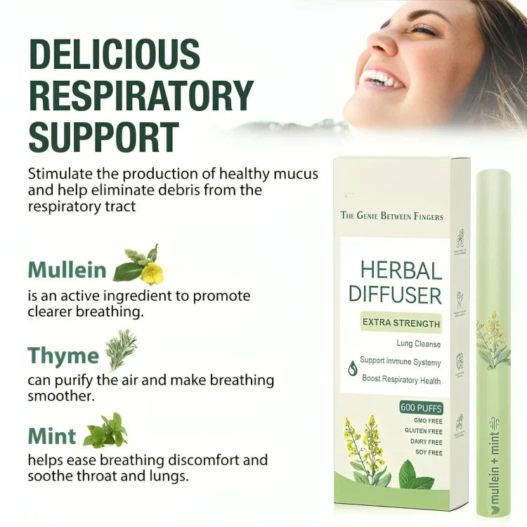Inhalateur d'aromathérapie aide respiratoire huiles essentielles naturelles