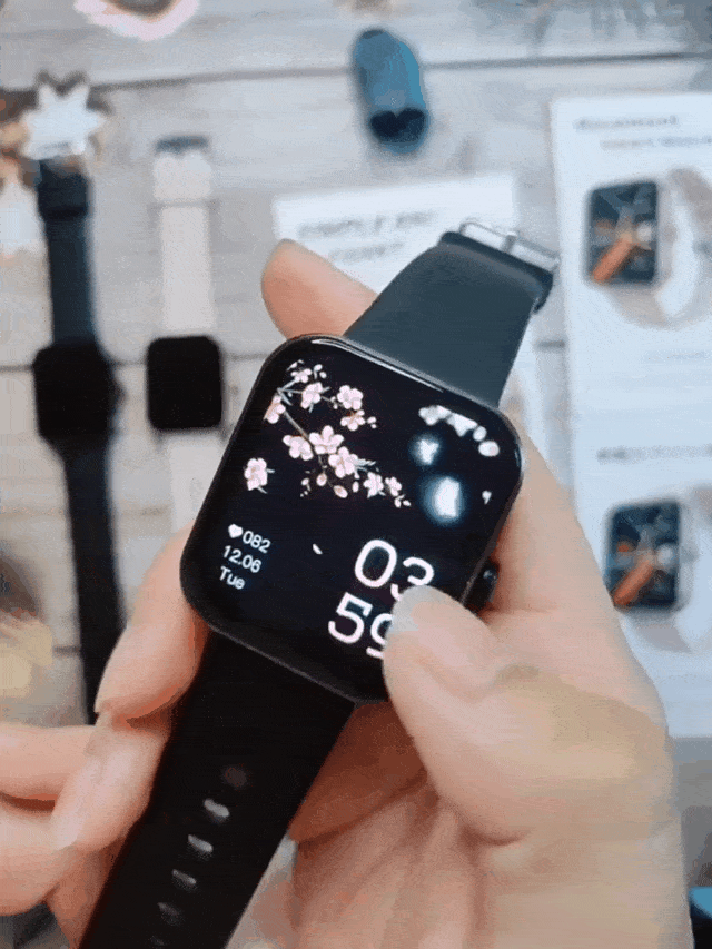 Suivi santé | Montre connectée avec appels Bluetooth et suivi d'activité | Design élégant pour le bien-être au quotidien