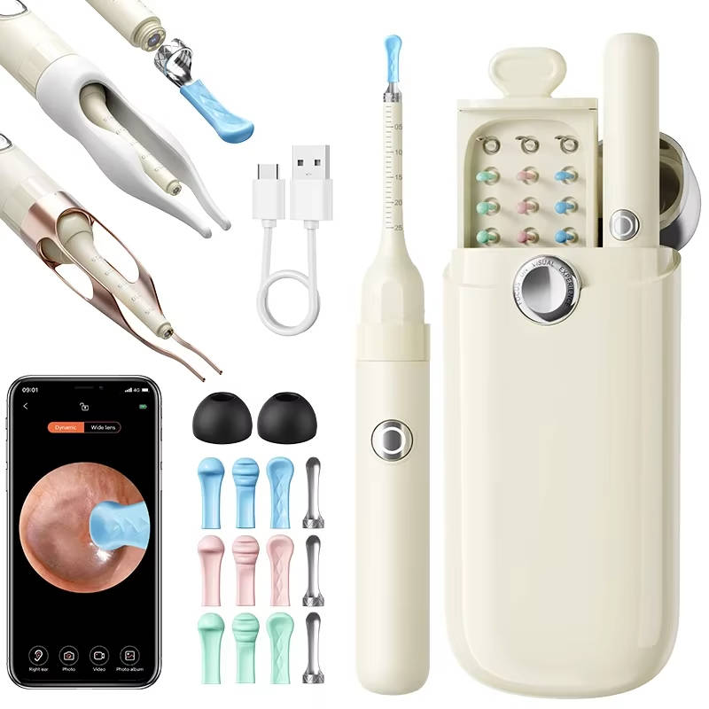 Otoscope sans fil avec vidéo HD et étui de transport
