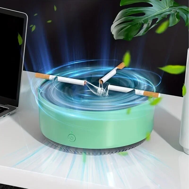 Smart Air Purifier Ashtray | Advanced Smoke Filtration System for Cleaner Indoor Air