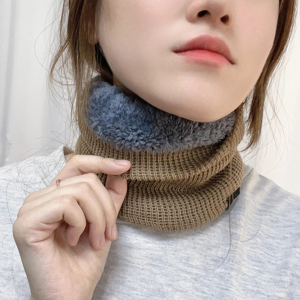 Fleece-Lined Neck Gaiter for Cold Weather – Thermal Winter Scarf with Wind Protection for Outdoor Activities, Skiing & Commuting
