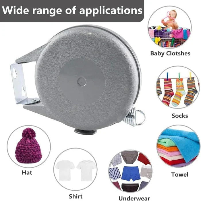 Étendoir pliable peu encombrant avec rotation à 360°