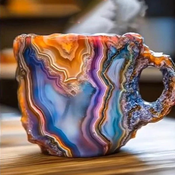 Tasse délicate en verre pour café ou thé chaud