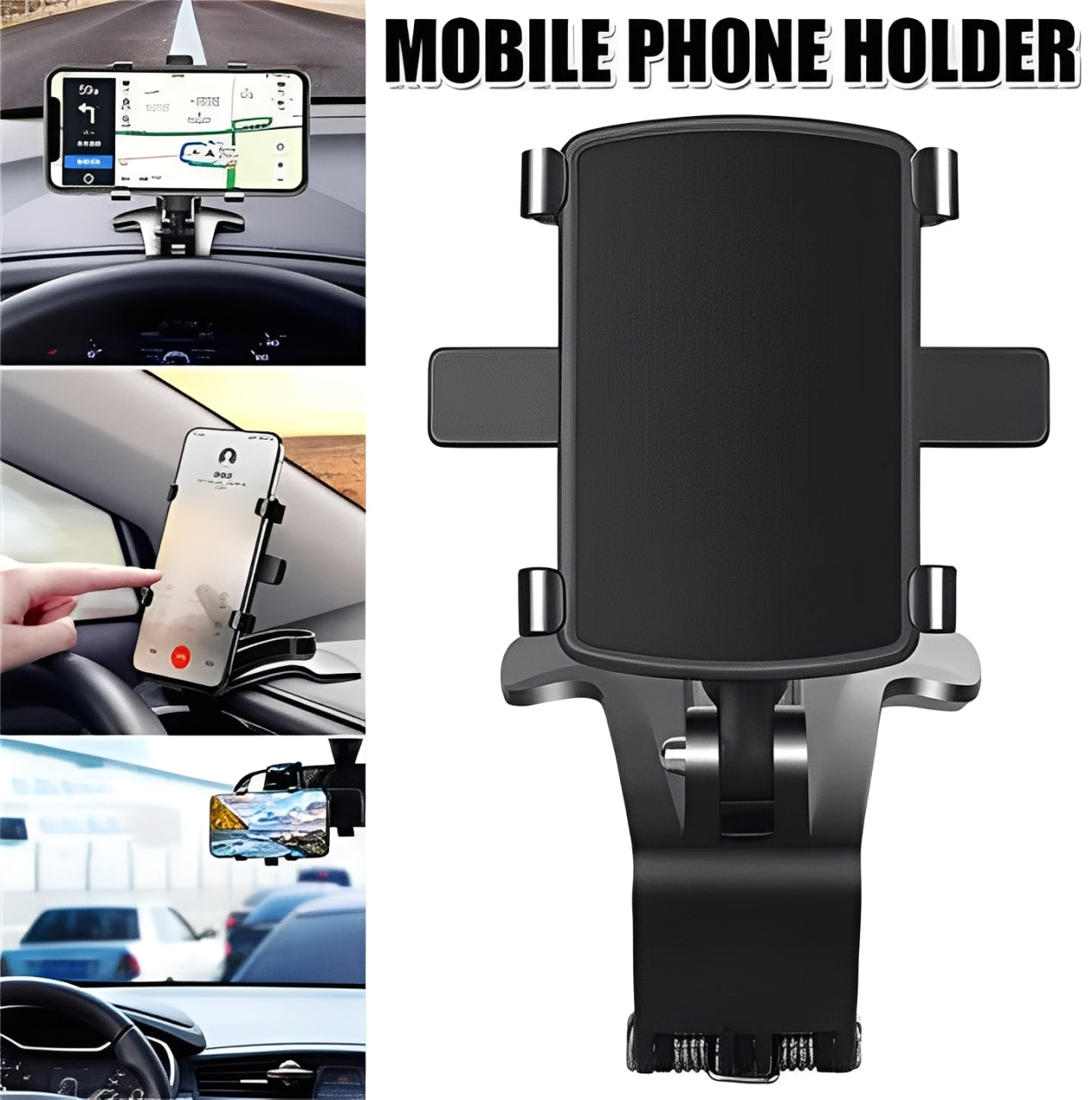 Support de téléphone de voiture avec support réglable