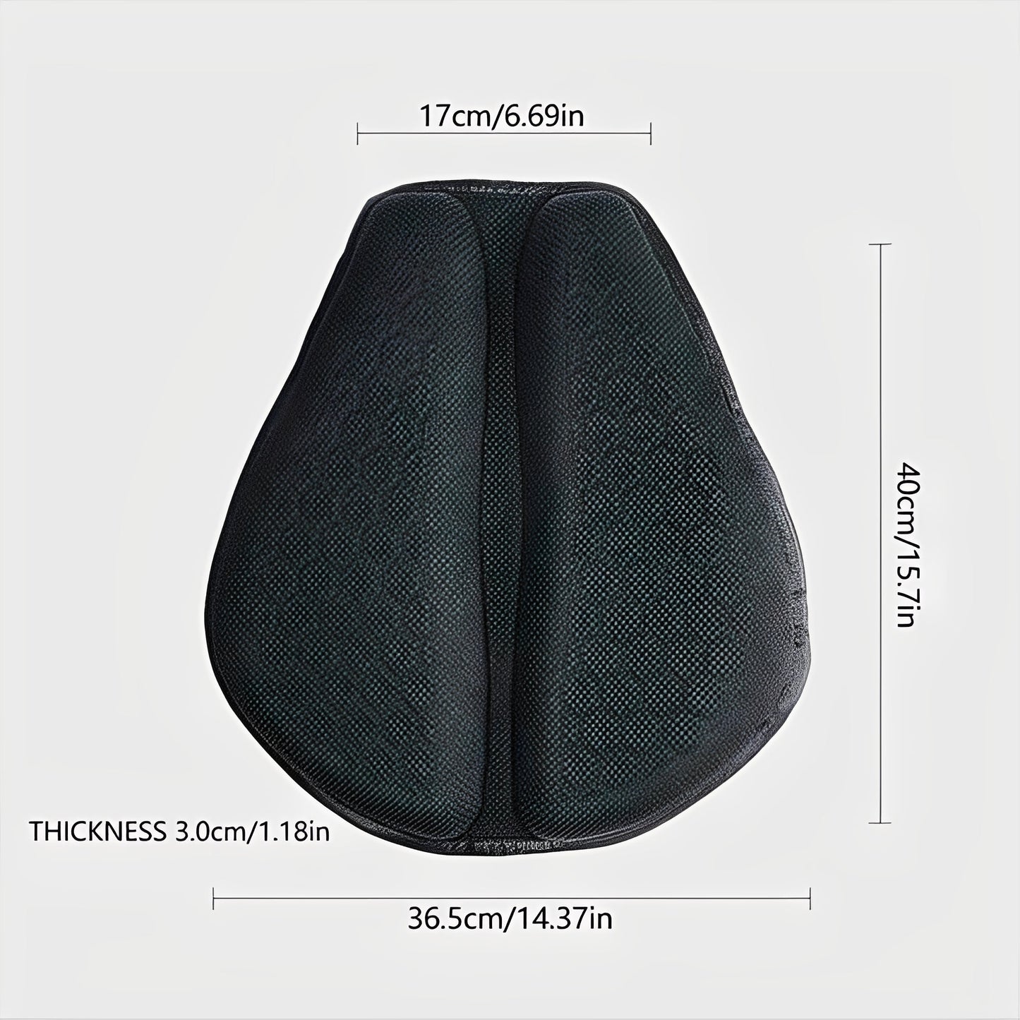 Coussin de Selle de Moto en Gel Confortable et Respirant