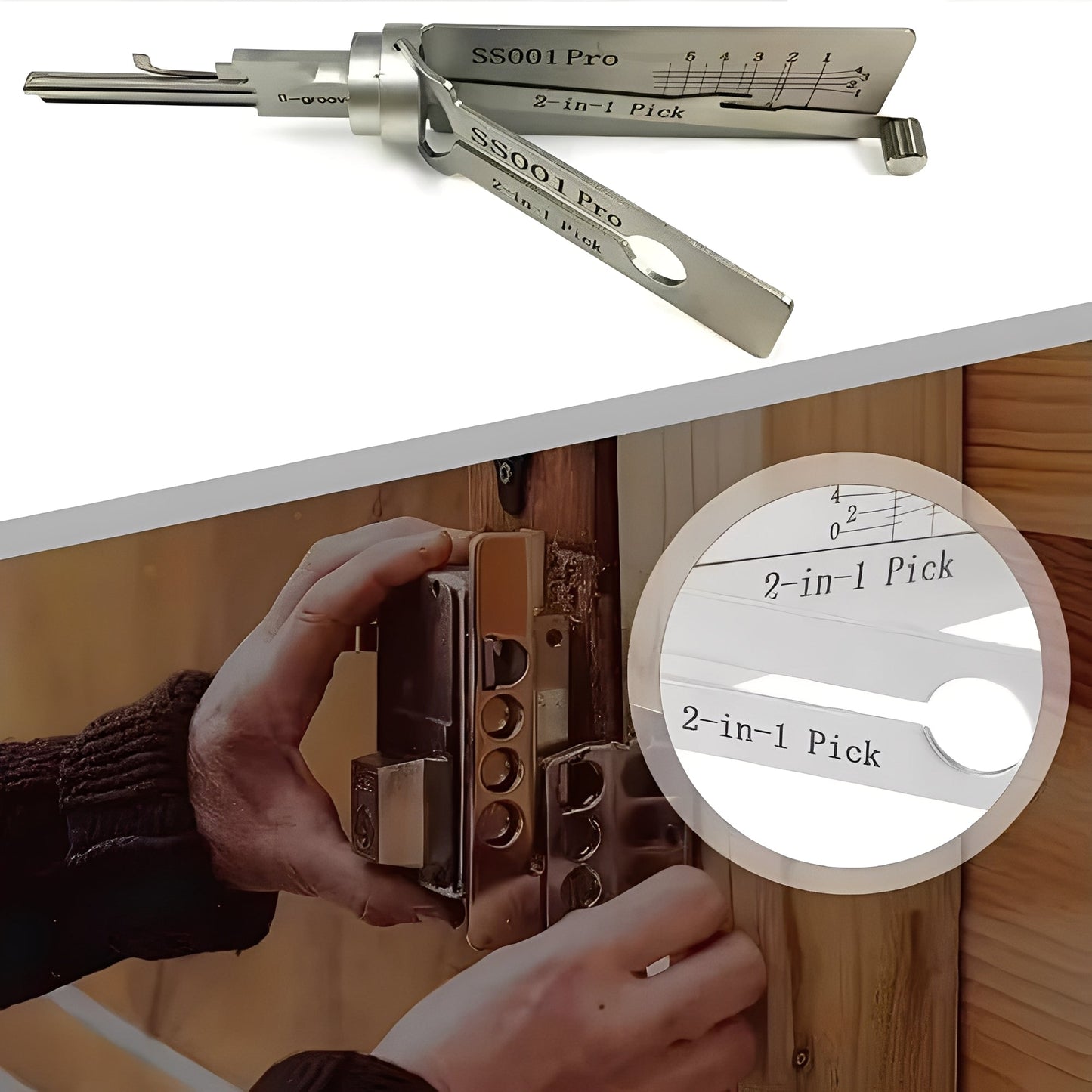 Outil de déverrouillage durable pour serrurier