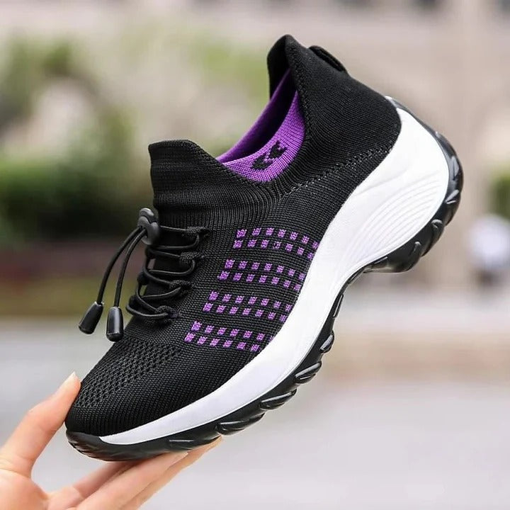 Chaussures de course confortables avec un avant-pied spacieux