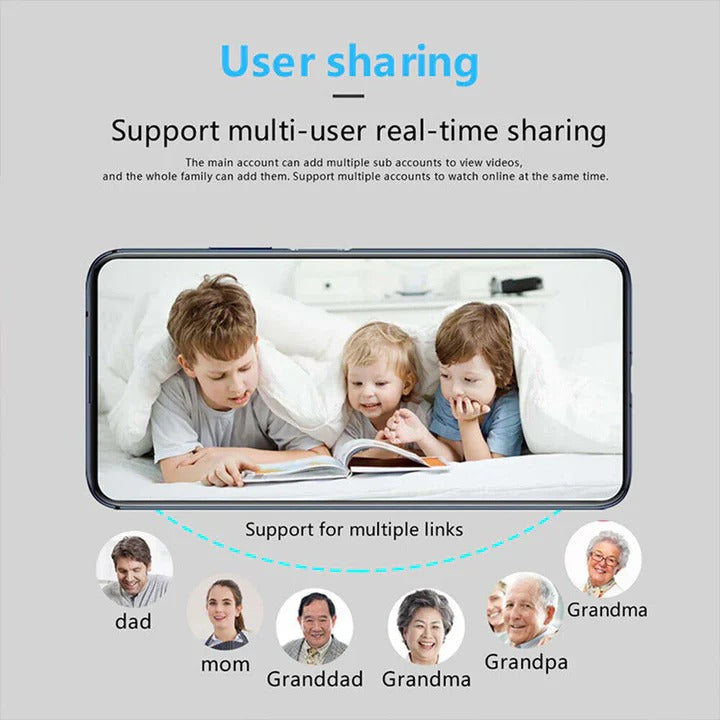 Caméra de sécurité WiFi compacte prête à l'emploi