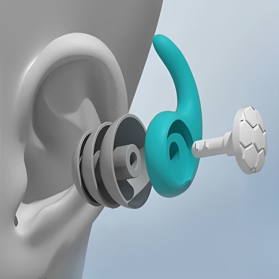 Bouchons d'oreille en silicone souple pour dormir et bloquer le bruit