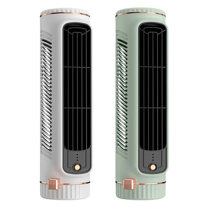 Ventilateur de bureau compact et silencieux avec batterie rechargeable
