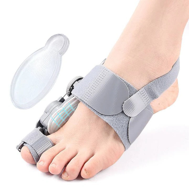 Correcteur d'écartement d'orteils réglable pour l'alignement du pied