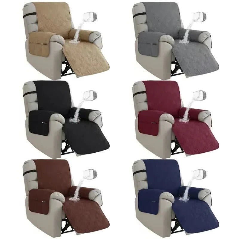 Housse de fauteuil inclinable durable avec support antidérapant