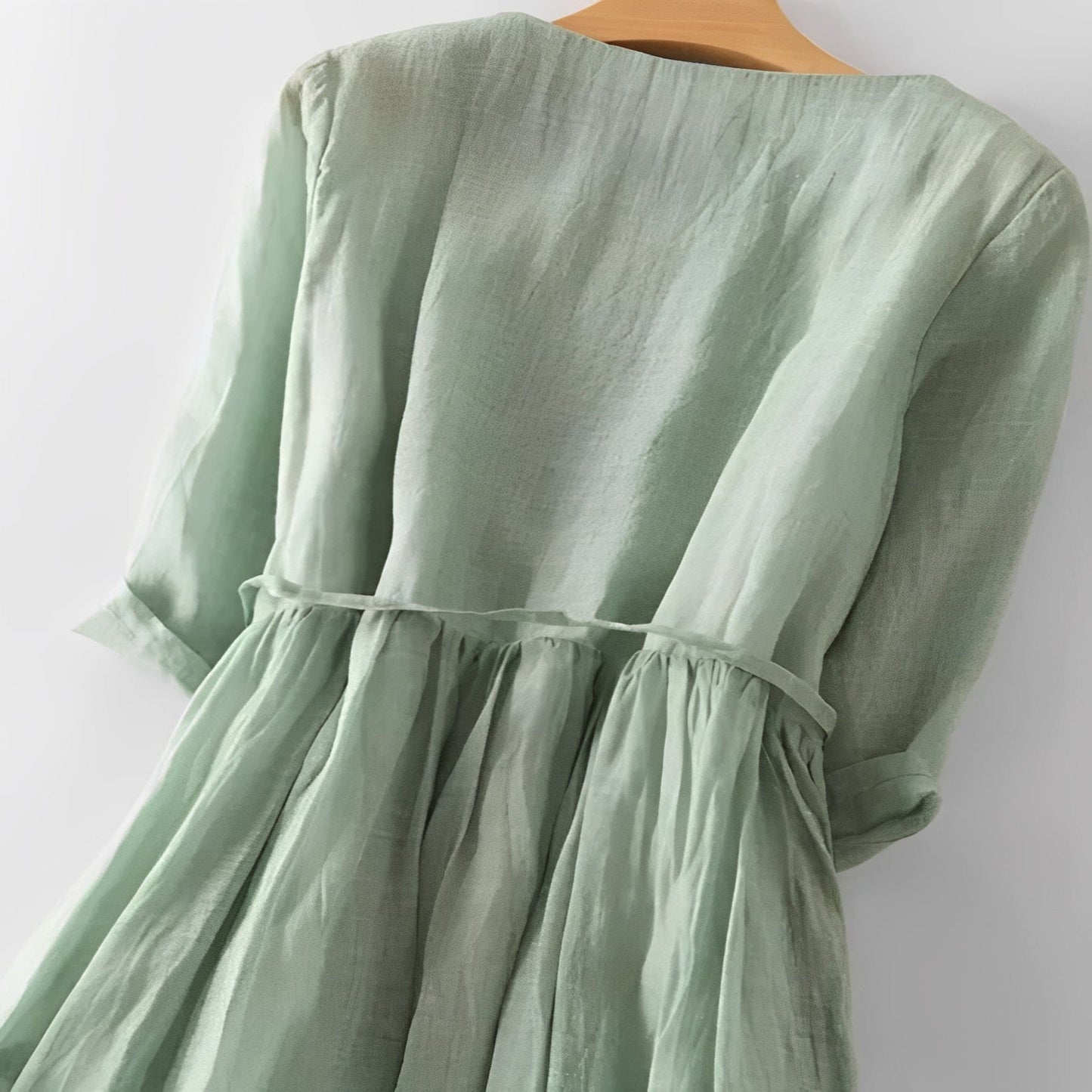Robe d'été fleurie à volants pour femme