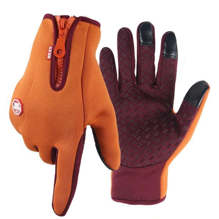Gants d'hiver chauds avec doigts compatibles écran tactile