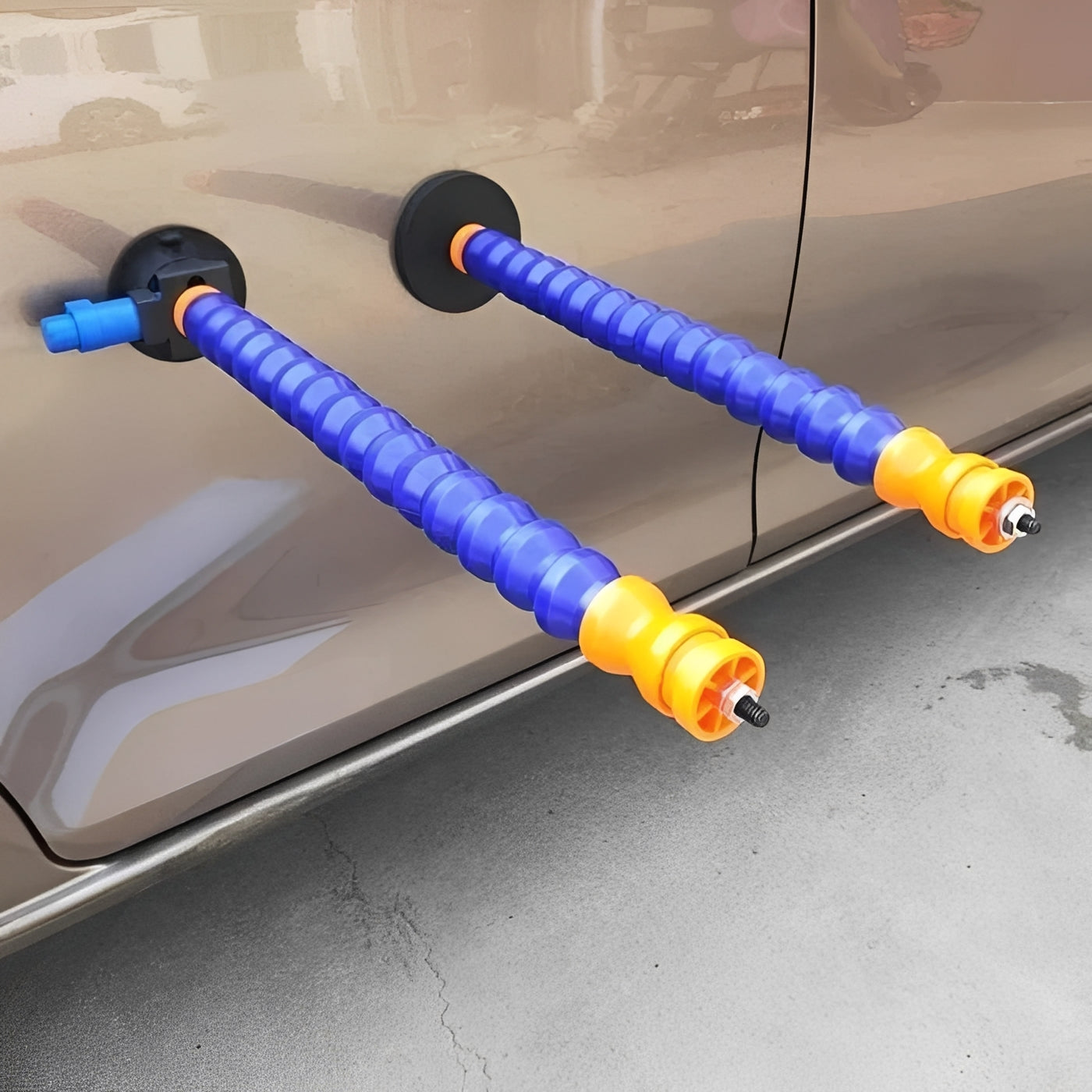 Kit de débosselage de carrosserie de voiture avec pompe manuelle