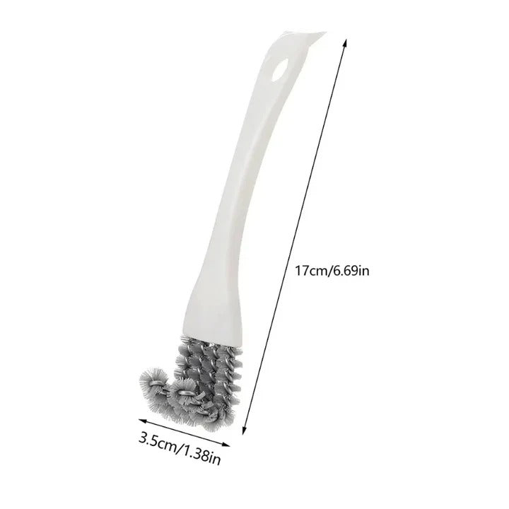 Brosse de nettoyage robuste pour barbecue avec 3 grattoirs