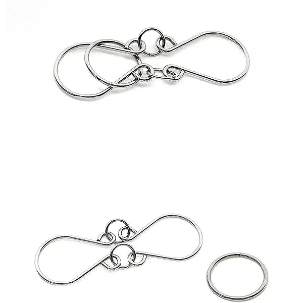 Brain Teaser Wire Disentanglement Game Set | Classic Metal Ring Puzzle Collection for Adults & Teens | Challenging IQ Logic Games