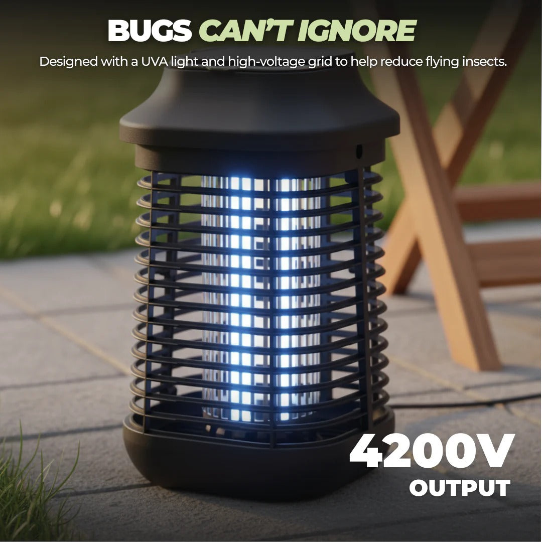 Destructeur d'insectes UV puissant pour la maison et le jardin