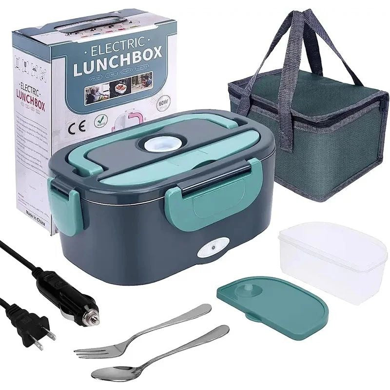 Boîte à lunch chauffante compacte pour voiture et maison
