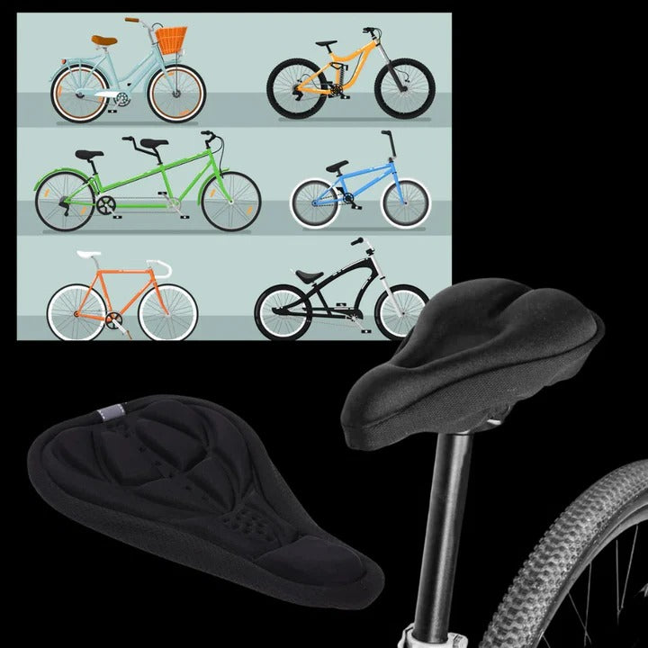 Coussin de Selle de Vélo Confort Gel avec Amorti