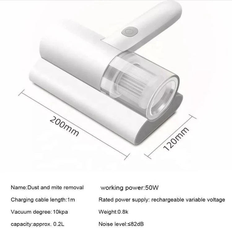 Aspirateur portatif UV pour éliminer les acariens