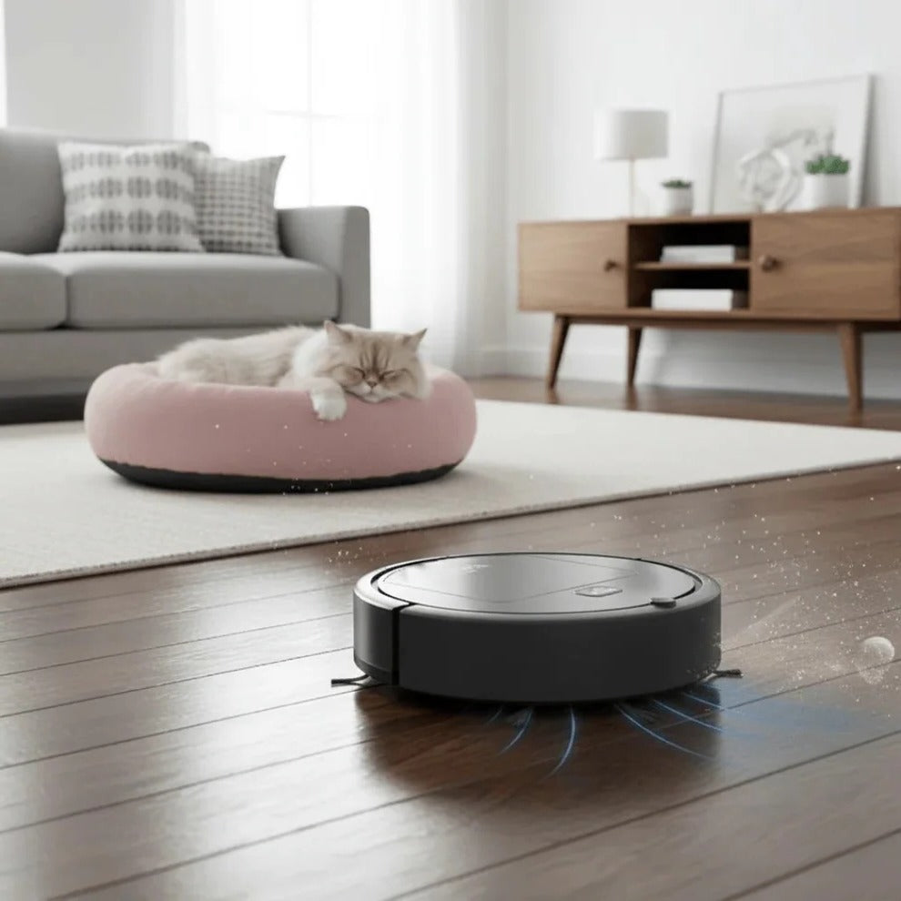 Aspirateur automatique pour poils d'animaux avec filtre HEPA