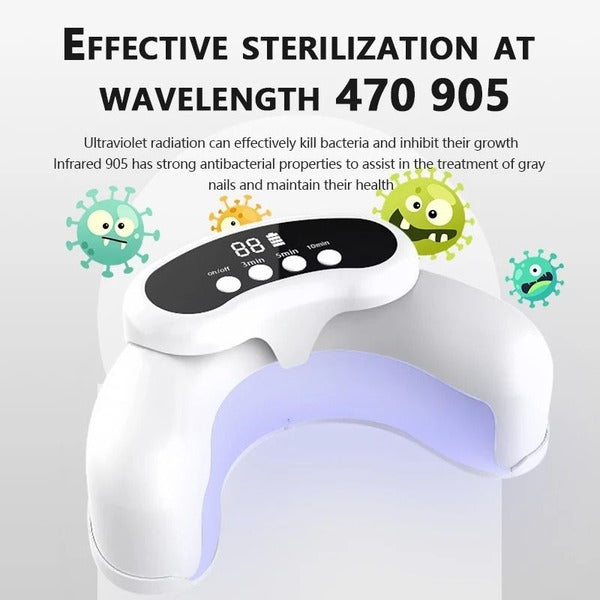 Outil laser compact pour les soins des ongles à domicile