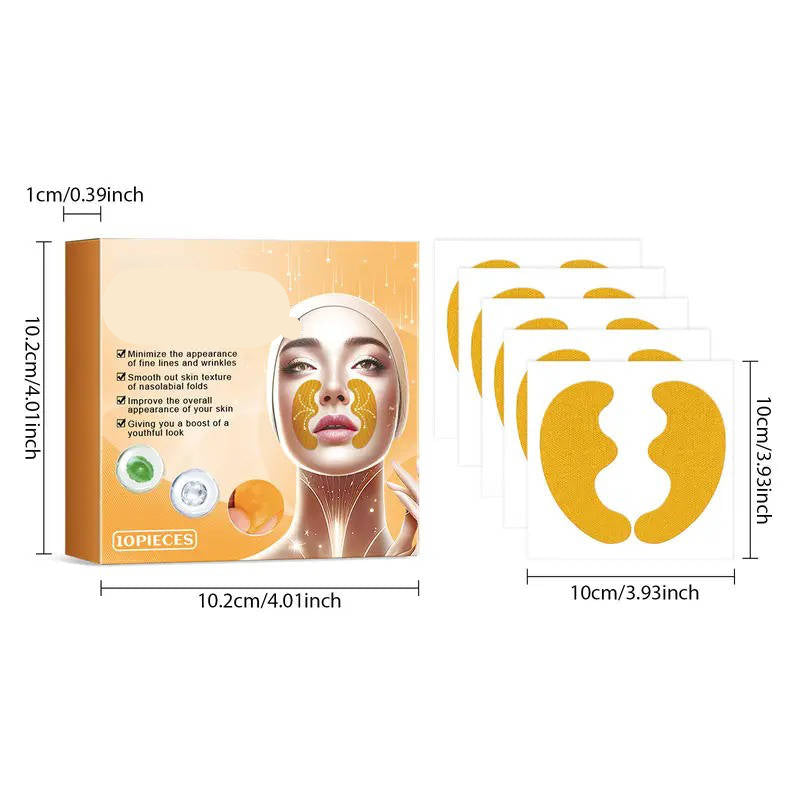 Patchs hydratants pour le visage anti-rides, lot de 10