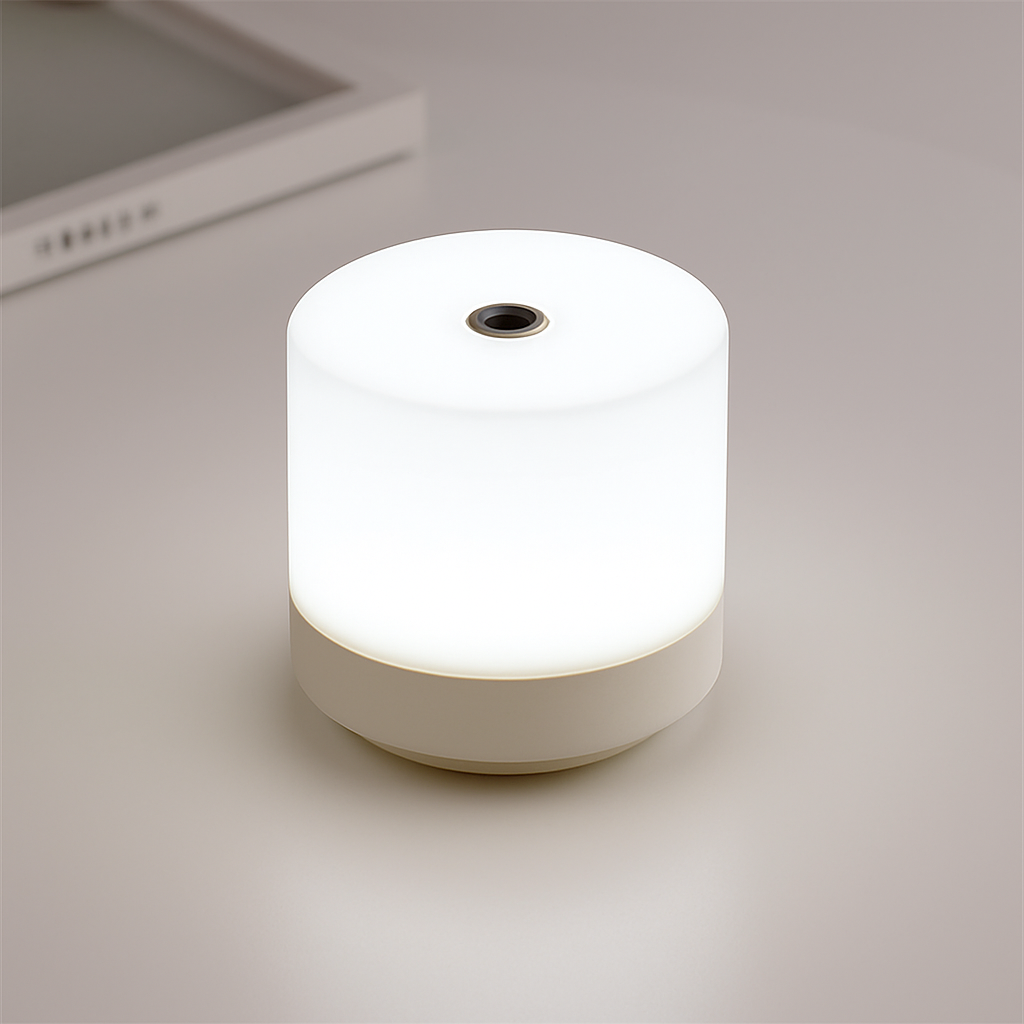 USB Touch-Control Bedside Lamp with 3 Brightness Levels – Portable LED Reading Light for Desk, Nightstand & Dorm Room