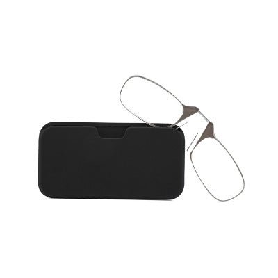 Lunettes de lecture à pince pour hommes et femmes – Lunettes loupes compactes sans monture avec pont flexible, accessoires de lecture pratiques et économiques pour