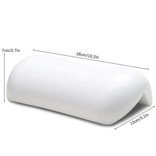 Coussin de bain avec ventouses – Soutien cervical rembourré pour la relaxation dans la baignoire et le spa, imperméable et antidérapant pour le bain à la maison