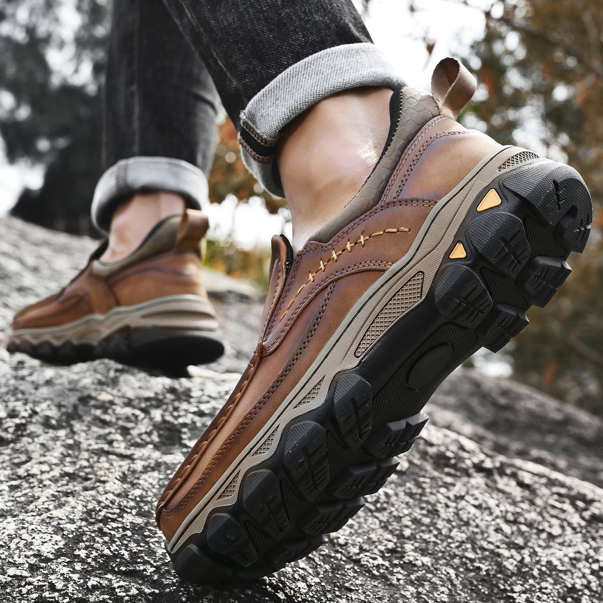 Men's Arch Support Loafers for All-Day Comfort & Posture Alignment – Cushioned Sole, Non-Slip Tread, Breathable Upper – Perfect for Work