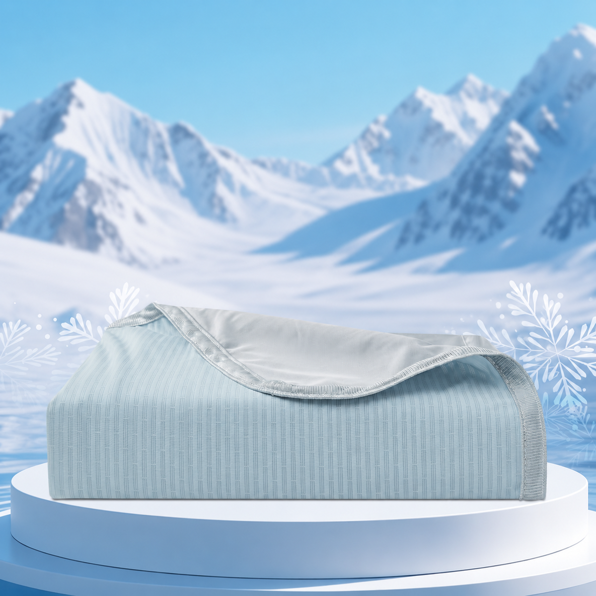 Confort rafraîchissant | Couverture respirante double face | Jeté léger pour les personnes ayant chaud la nuit et les sueurs nocturnes