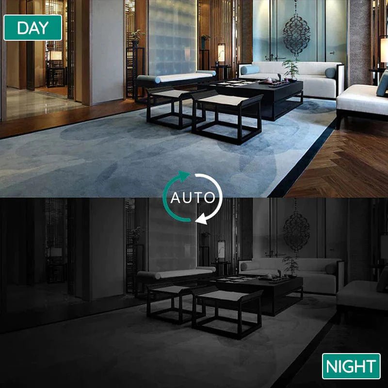 Compact Wi-Fi Security Camera with Infrared Night Vision for Indoor Home Monitoring | Motion Detection Alerts | Live Remote Viewing on Smart