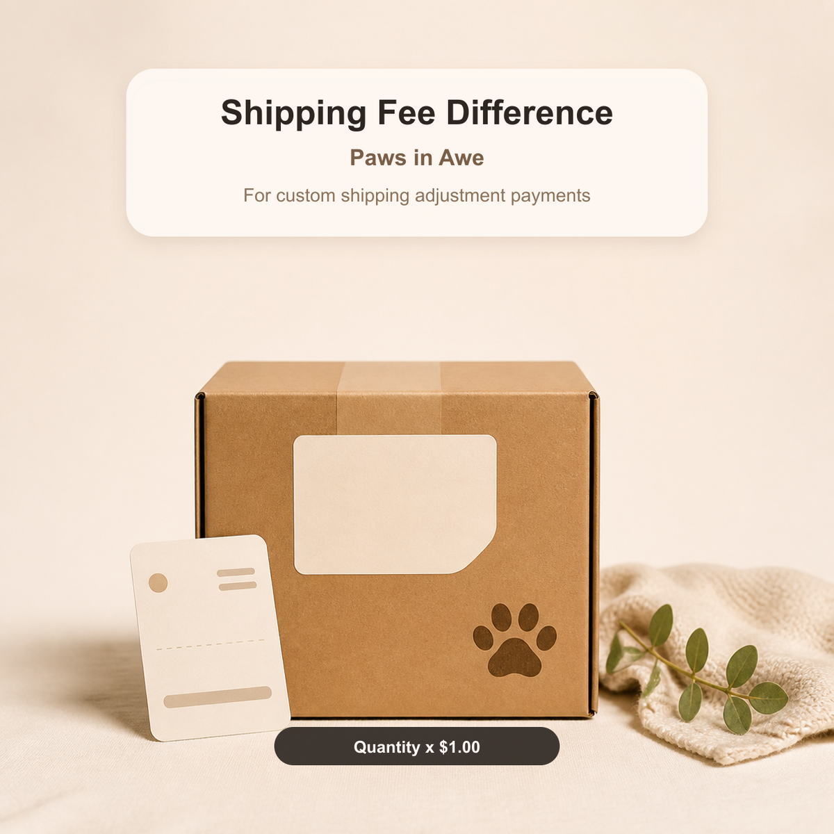 Ortekor Shipping Fee and Order Price Difference
