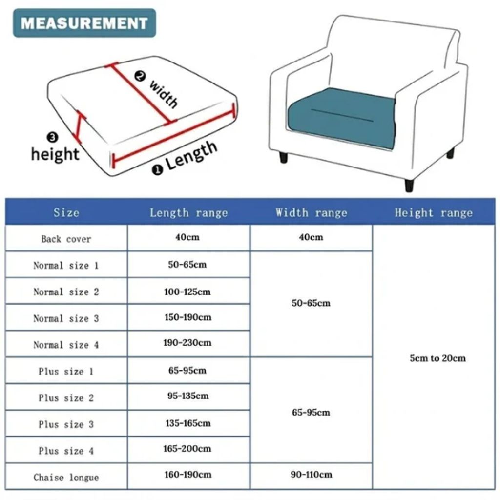 Stretchable Couch Slipcover for Pets – Machine Washable Furniture Protector for Living Room Sofas, Armchairs & Sectionals – 1-4 Seat