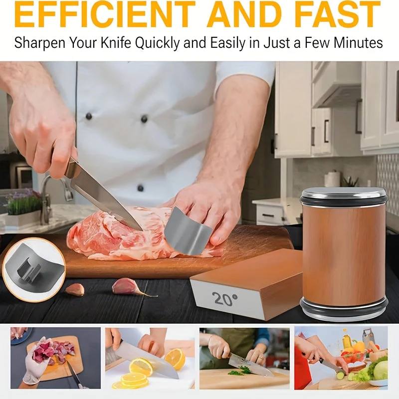 Kit d'affûtage de couteaux premium avec angles réglables
