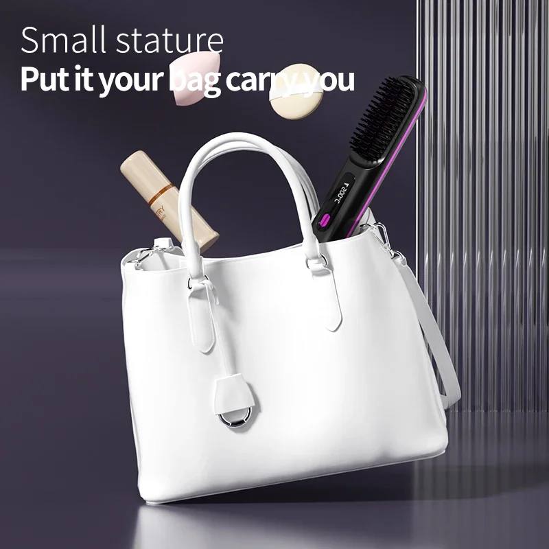 Lisseur à Cheveux Numérique Portable avec Température Réglable