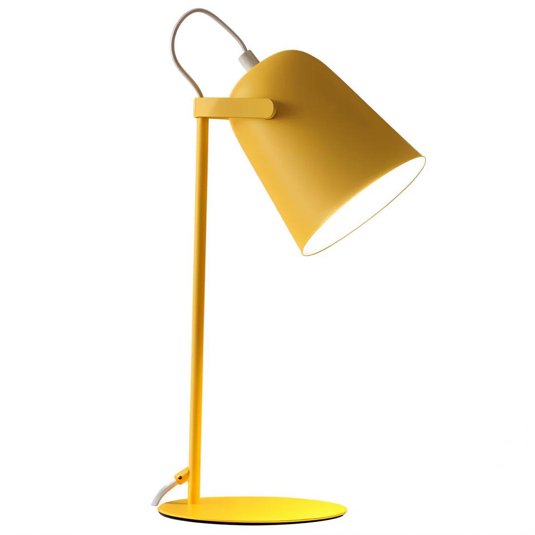 Lampe de table chic en verre, Lampe de bureau élégante et réglable