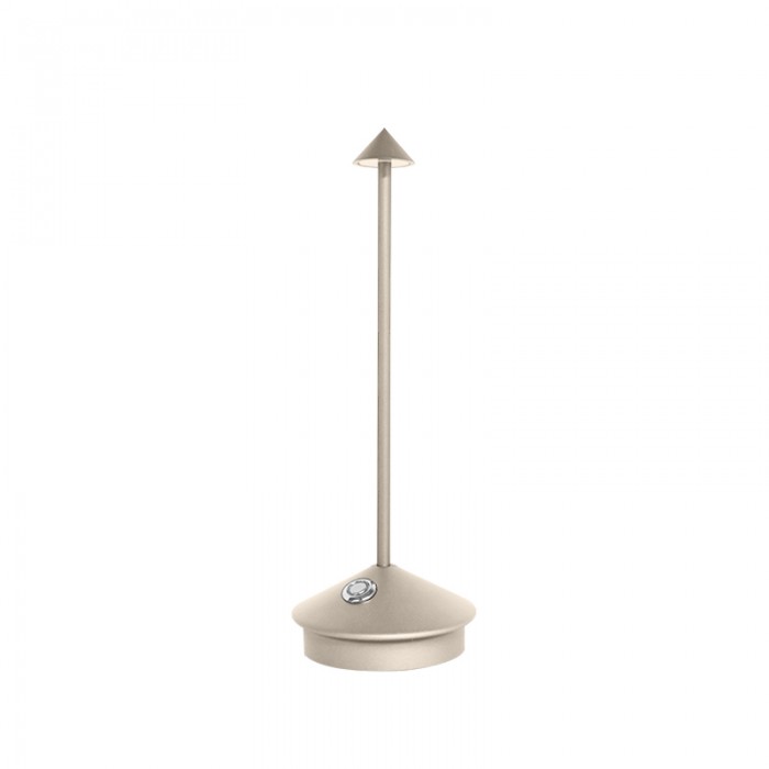 Rechargeable LED Accent Light Aluminum 12 in Tall 185 Lumen Cordless Dimmable 2700K for Patio Bedroom Dining Room Restaurant Nightstand