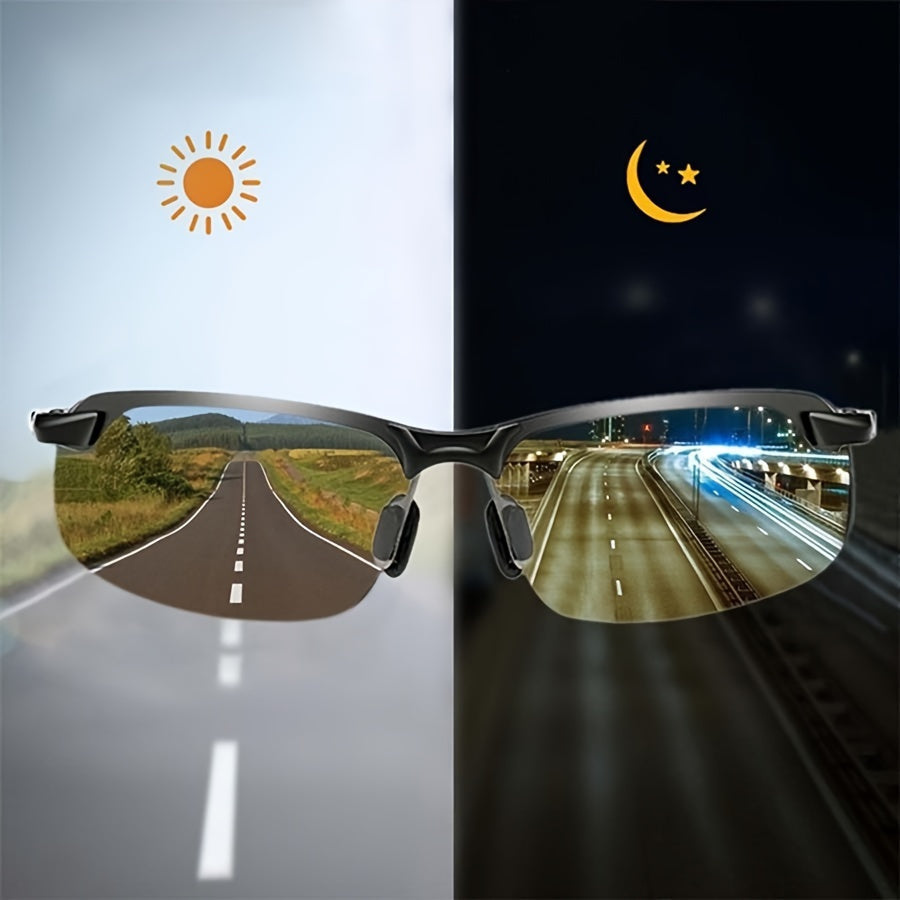 Lunettes de soleil photochromiques | Verres polarisants au design élégant | Lunettes polyvalentes pour une vision claire en toute luminosité