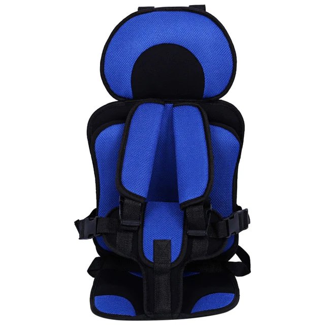 Adjustable Child Booster Seat Cushion for Toddlers & Kids – Portable Travel Safety Pad with Harness Straps for Strollers, Bikes &