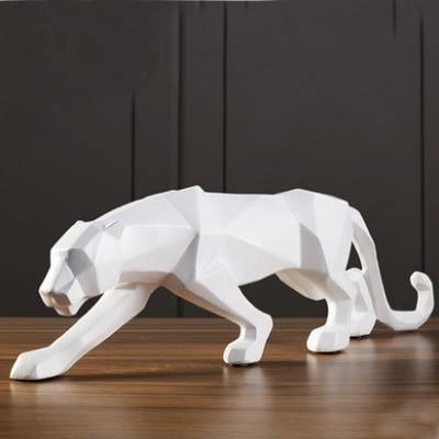 Panther Geometric Sculpture
