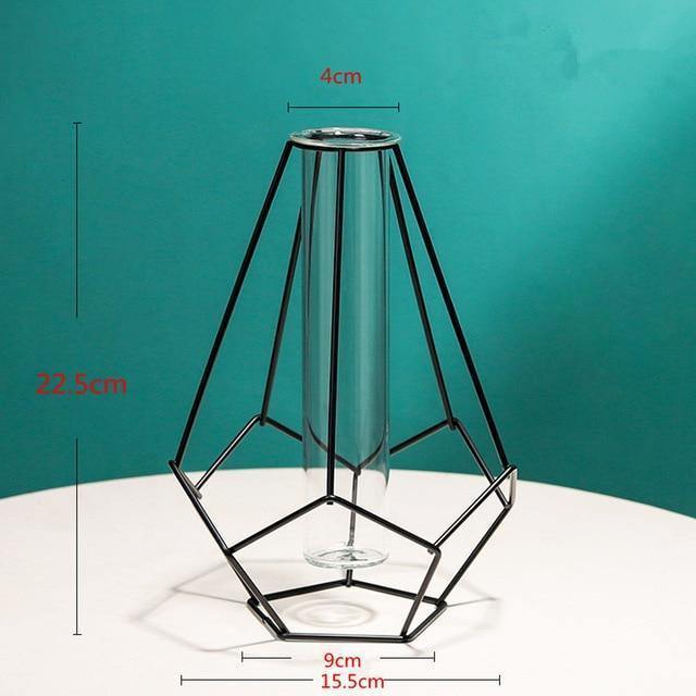 LumeGrid™ - Geometric Flower Vase