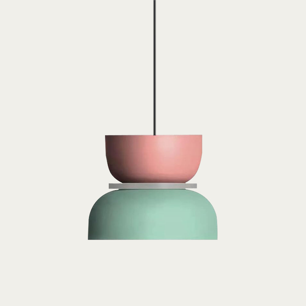 Plafonnier multicouche en acrylique, douille E27, 29 cm de diamètre, style nordique, idéal pour îlot de cuisine, coin repas ou entrée, lampe suspendue pour